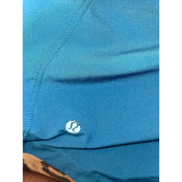 Lululemon The Short Athletic Shorts Mens Small Green Blue Athletic Activewear - Picture 7 of 7